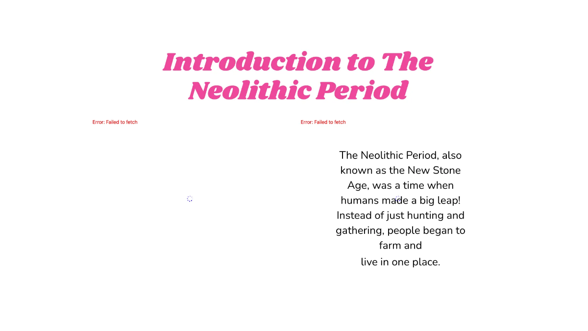 Free The Neolithic Period Template to Edit Online
