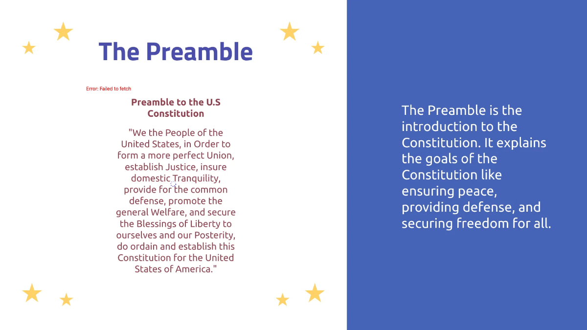 Free The Constitution: Structure and Principles Template to Edit Online