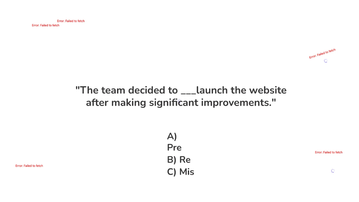 Free Words With Pre-, Re-, Sub- and Mis- Template to Edit Online