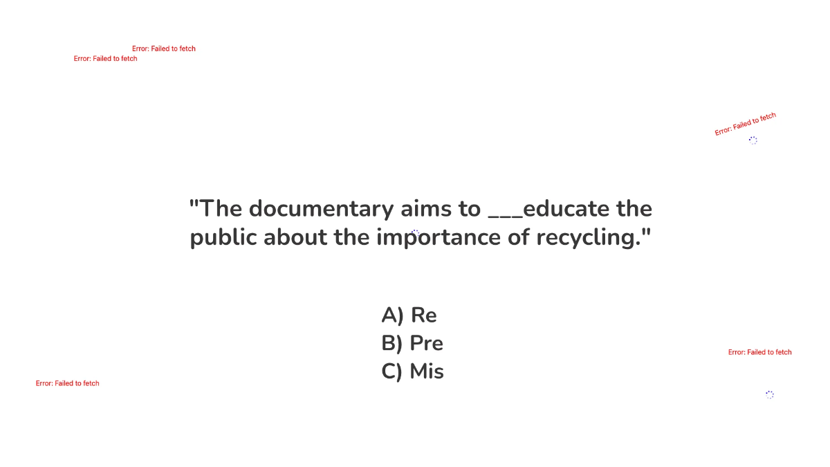Free Words With Pre-, Re-, Sub- and Mis- Template to Edit Online