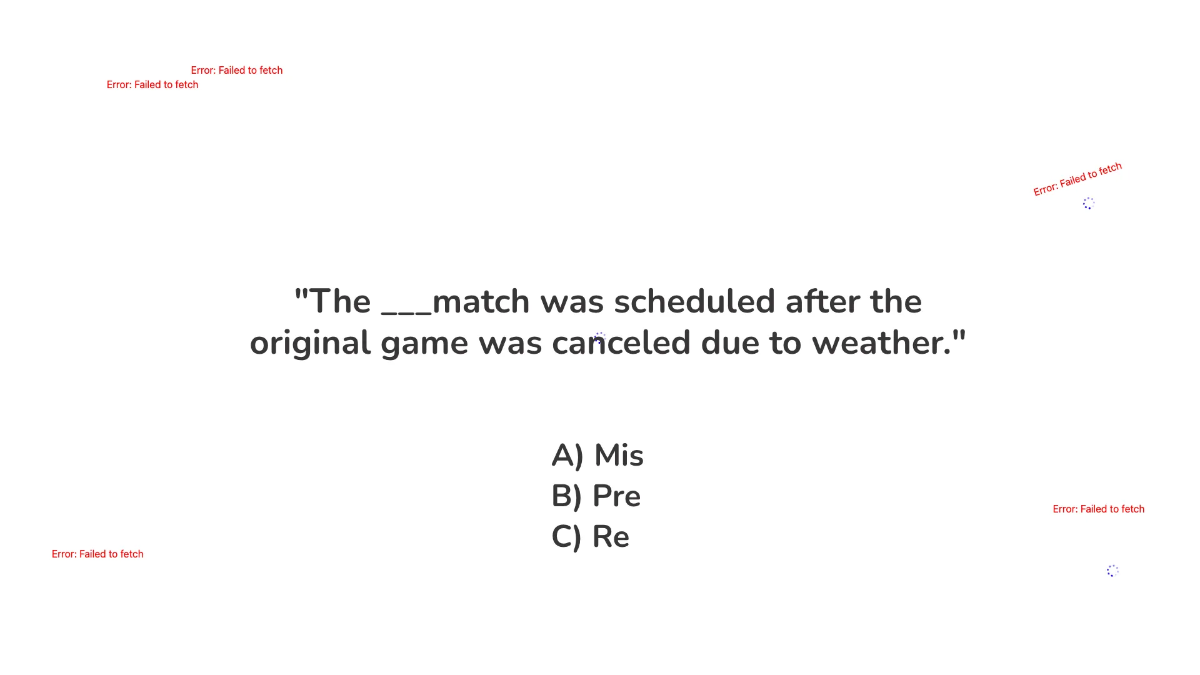 Free Words With Pre-, Re-, Sub- and Mis- Template to Edit Online