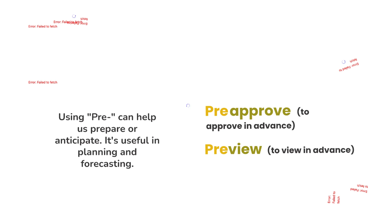 Free Words With Pre-, Re-, Sub- and Mis- Template to Edit Online