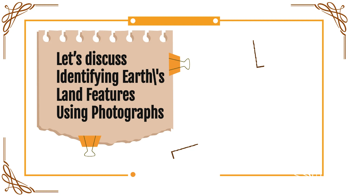 Free Identify Earth's Land Features Using Photographs Template to Edit Online