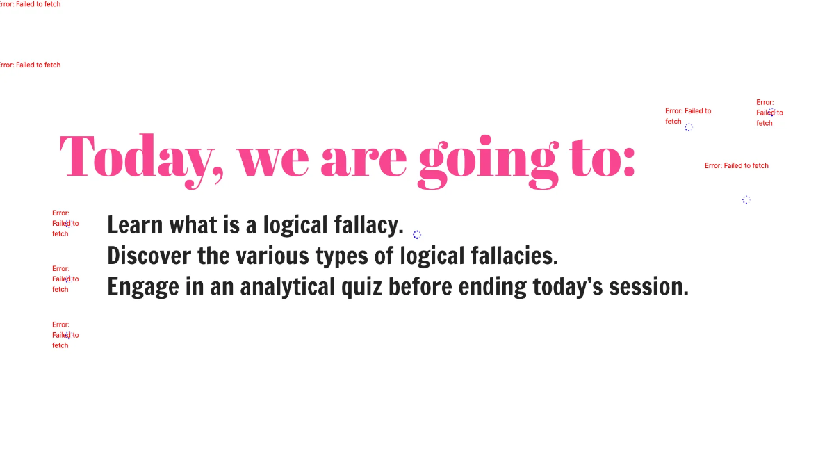 Free Identifying Logical Fallacies Template to Edit Online