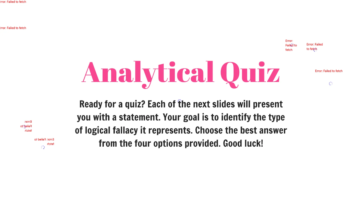 Free Identifying Logical Fallacies Template to Edit Online