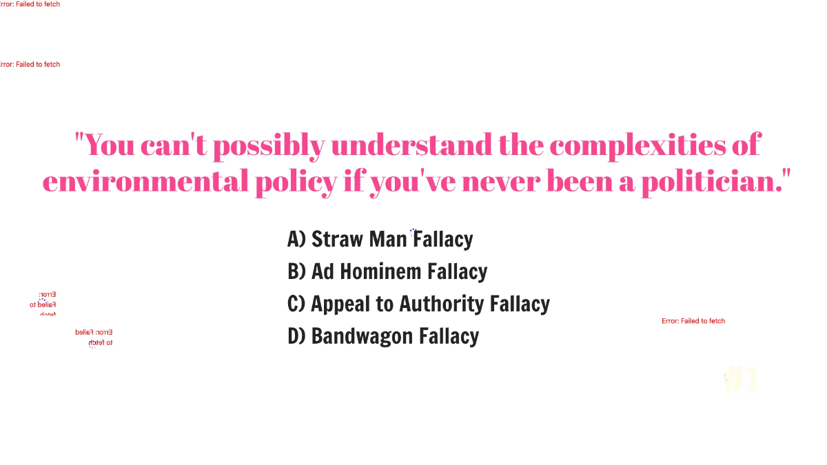 Free Identifying Logical Fallacies Template to Edit Online