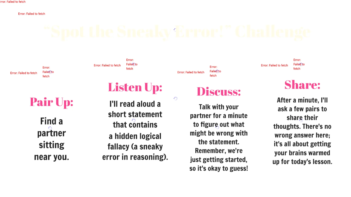 Free Identifying Logical Fallacies Template to Edit Online