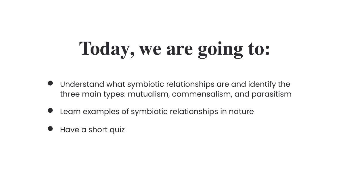 Free symbiotic-relationships Template to Edit Online