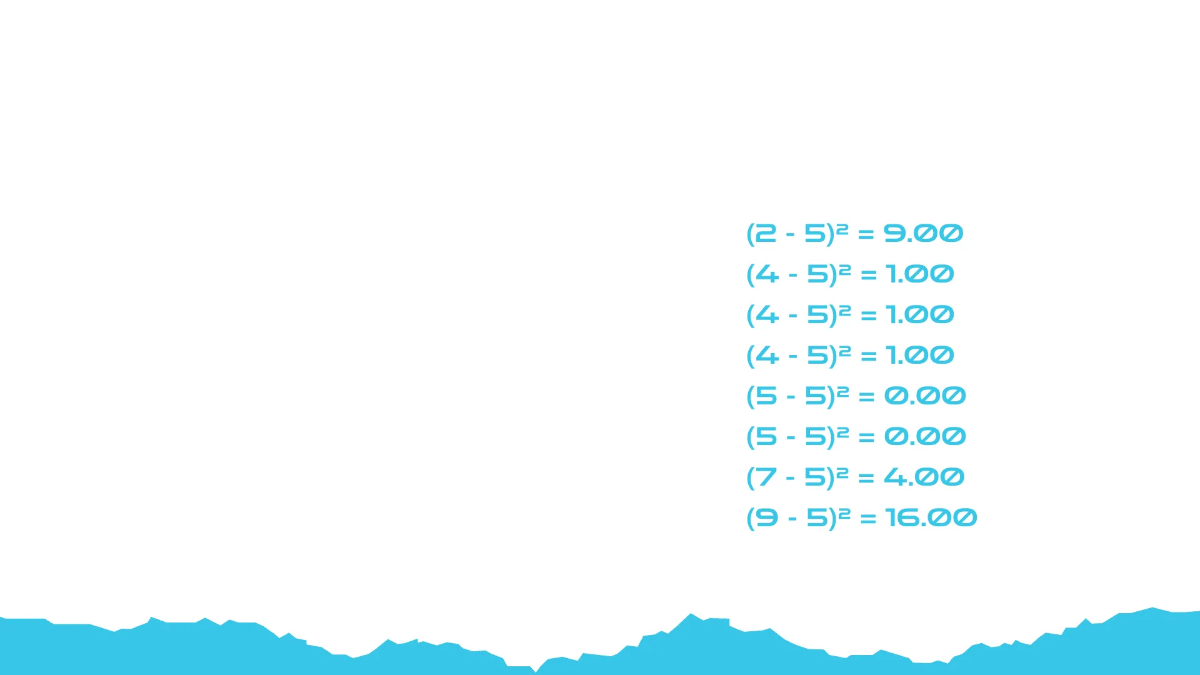 Free Variance and Standard Deviation Template to Edit Online