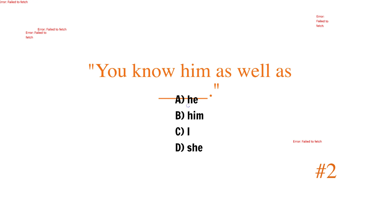 Free Pronouns After "Than" and "As" Template to Edit Online