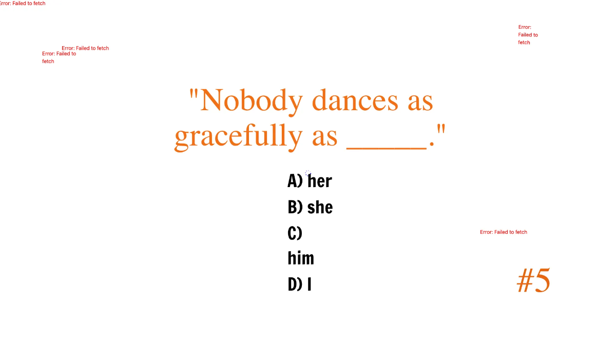 Free Pronouns After "Than" and "As" Template to Edit Online