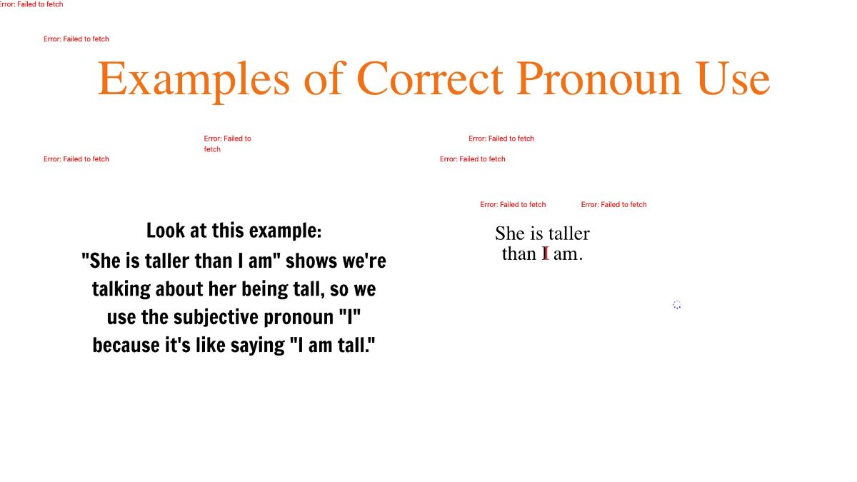 Free Pronouns After "Than" and "As" Template to Edit Online