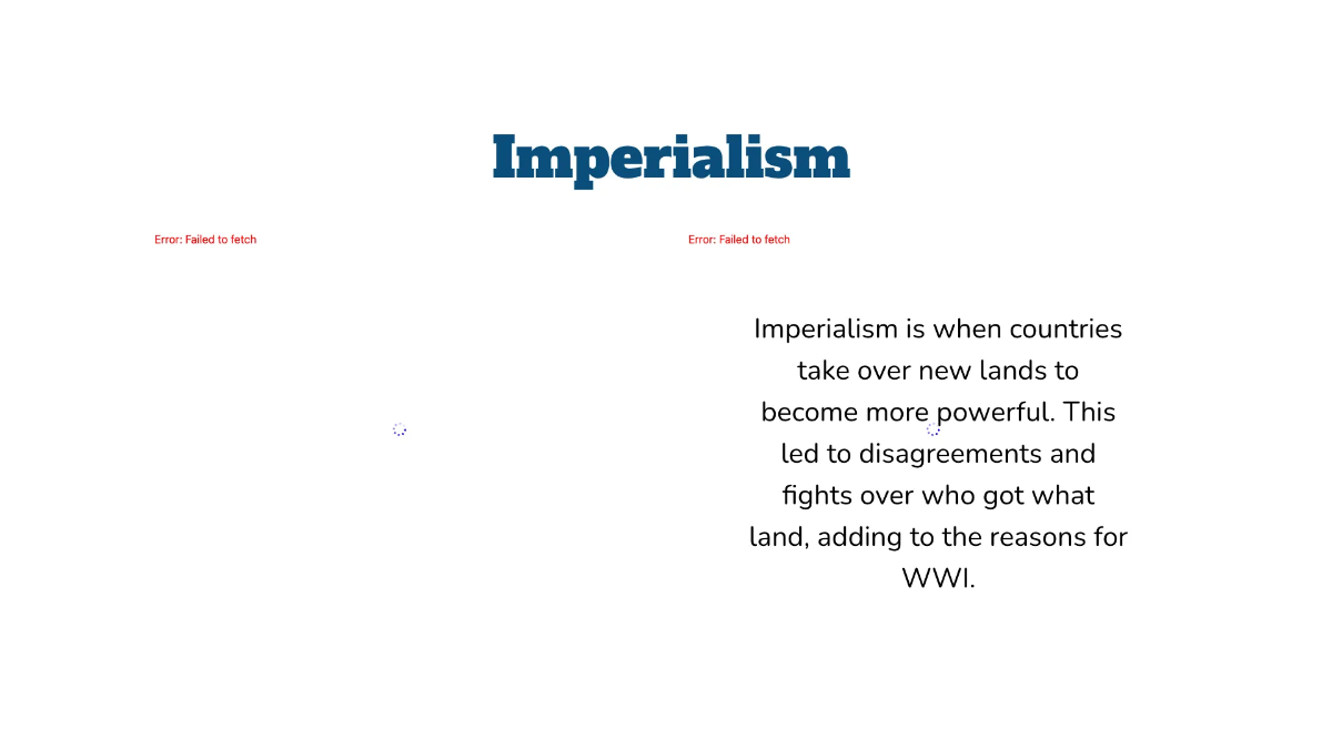 Free World War I: Causes and Alliances Template to Edit Online