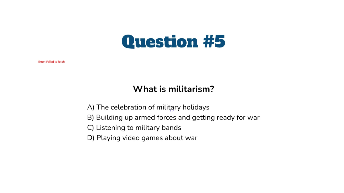 Free World War I: Causes and Alliances Template to Edit Online