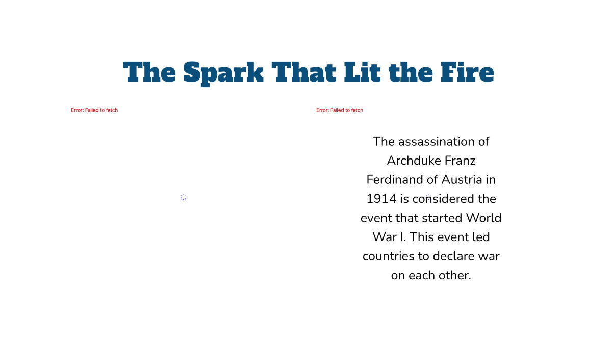 Free World War I: Causes and Alliances Template to Edit Online