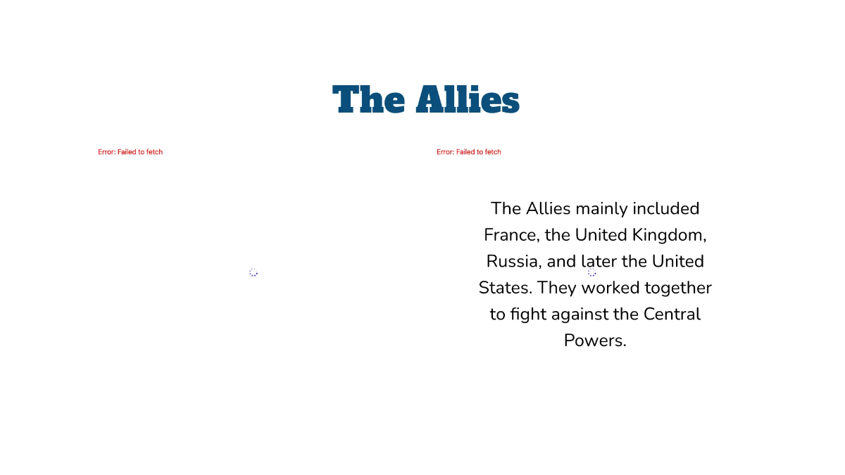 Free World War I: Causes and Alliances Template to Edit Online