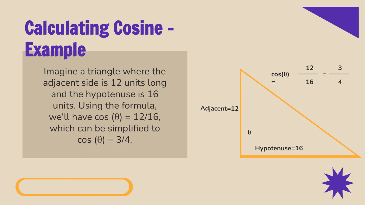 Free Trigonometric Ratios: Sin, Cos, and Tan Template to Edit Online