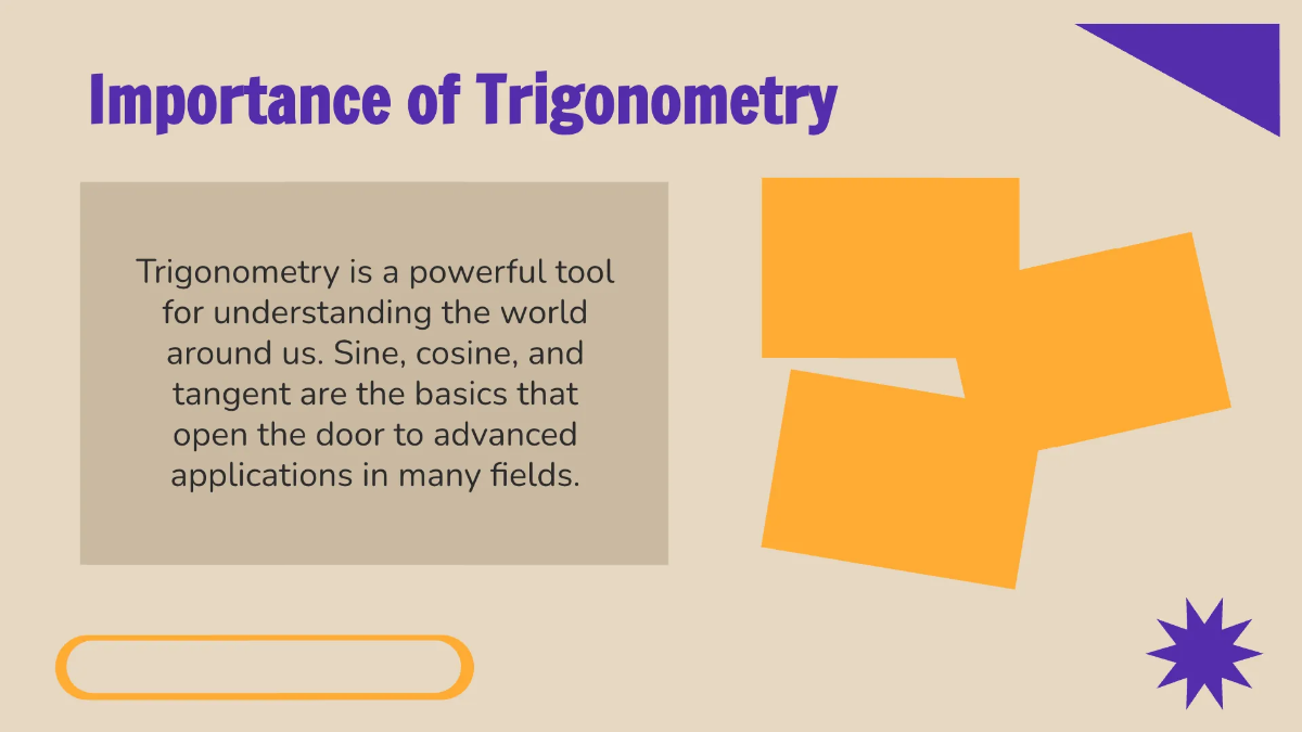 Free Trigonometric Ratios: Sin, Cos, and Tan Template to Edit Online