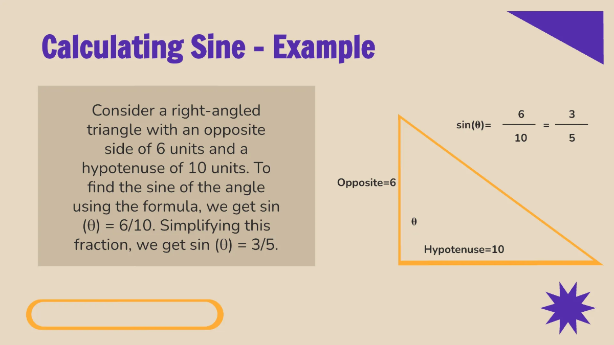 Free Trigonometric Ratios: Sin, Cos, and Tan Template to Edit Online