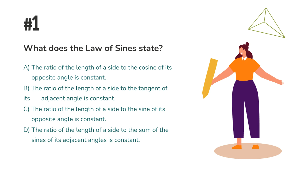 Free Law of Sines Template to Edit Online