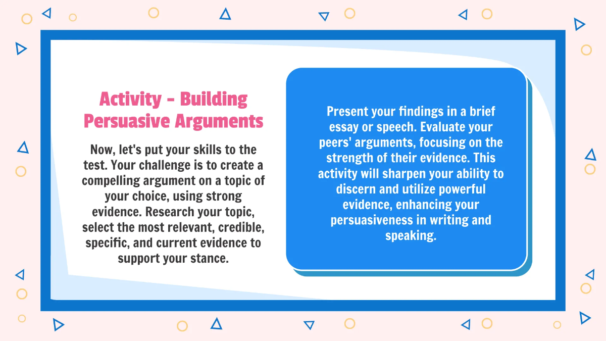 Free Identifying Stronger and Weaker Evidence To Support A Claim Template to Edit Online