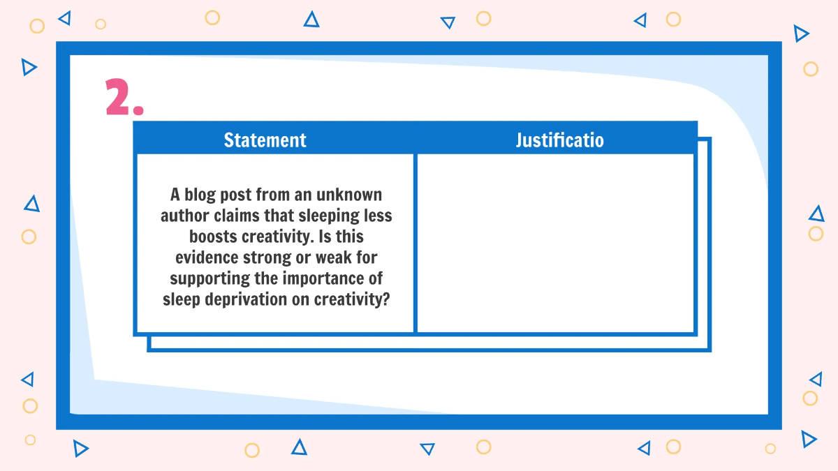 Free Identifying Stronger and Weaker Evidence To Support A Claim Template to Edit Online