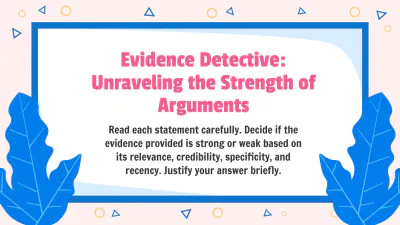 Free Identifying Stronger and Weaker Evidence To Support A Claim to Edit Online