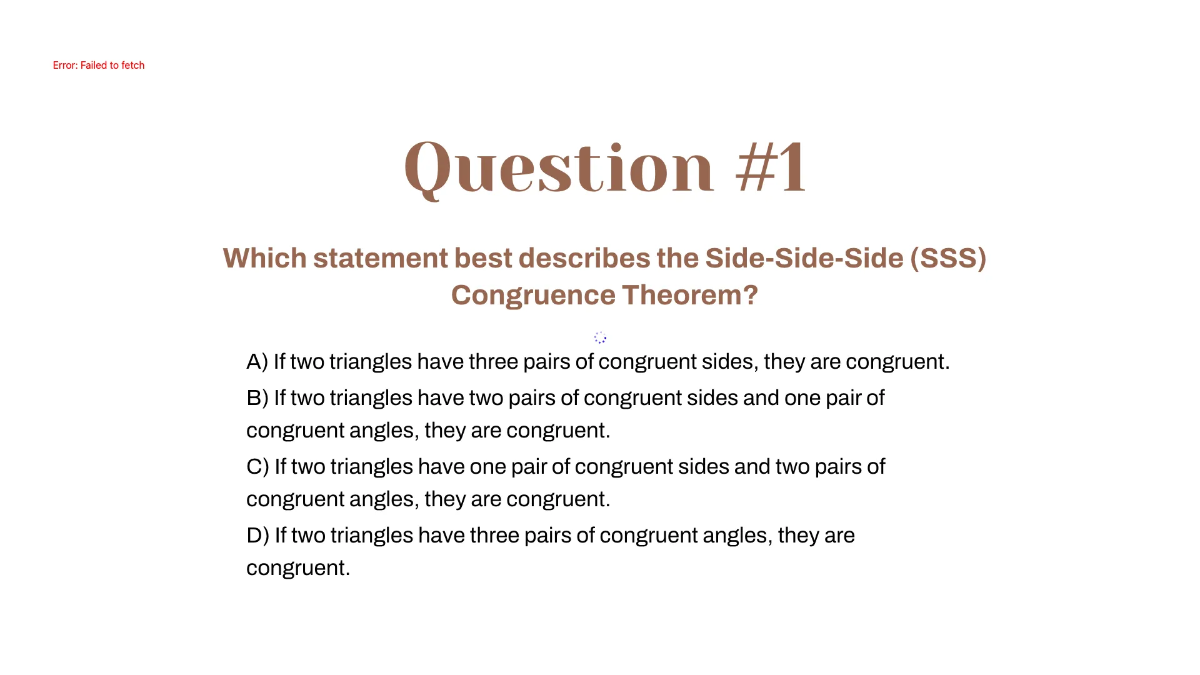 Free SSS, SAS, ASA and AAS Theorems Template to Edit Online