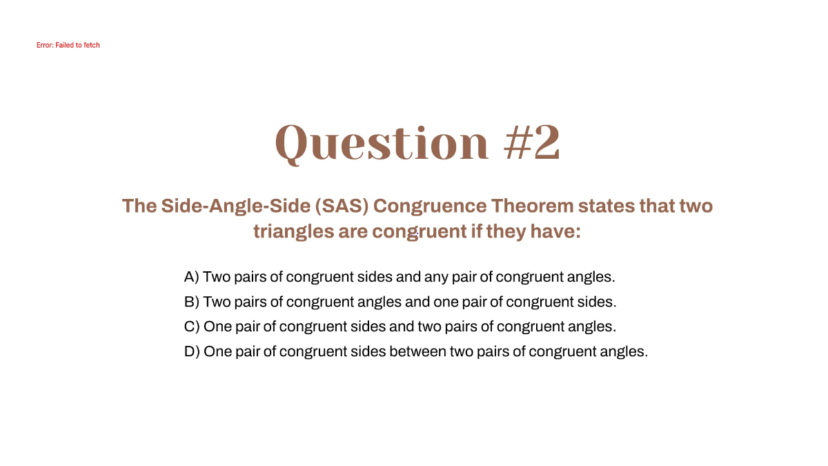 Free SSS, SAS, ASA and AAS Theorems Template to Edit Online