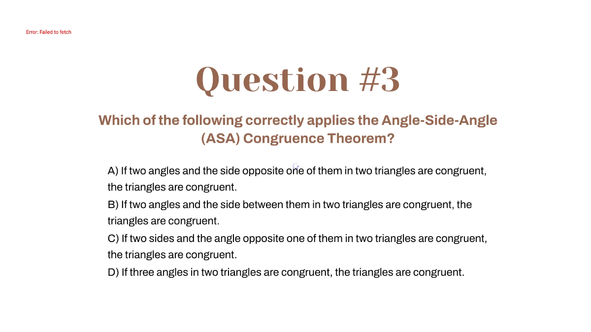 Free SSS, SAS, ASA and AAS Theorems Template to Edit Online