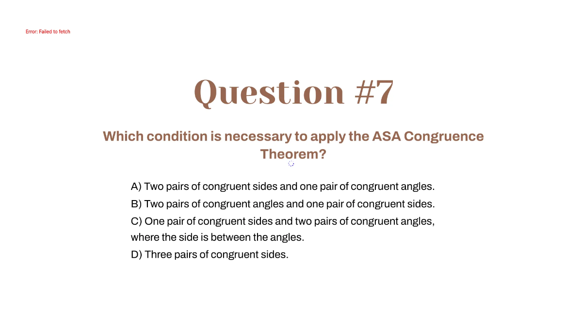 Free SSS, SAS, ASA and AAS Theorems Template to Edit Online