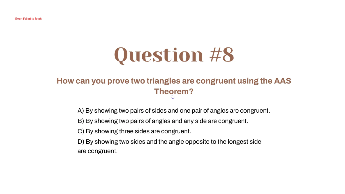 Free SSS, SAS, ASA and AAS Theorems Template to Edit Online