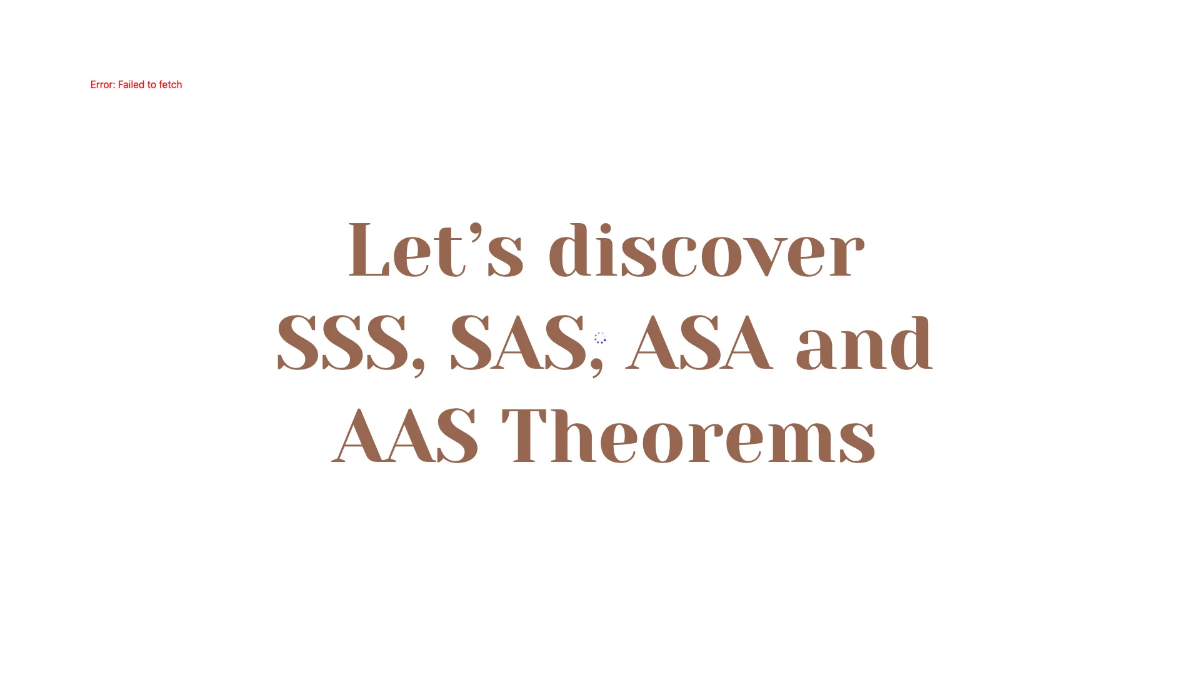 Free SSS, SAS, ASA and AAS Theorems Template to Edit Online
