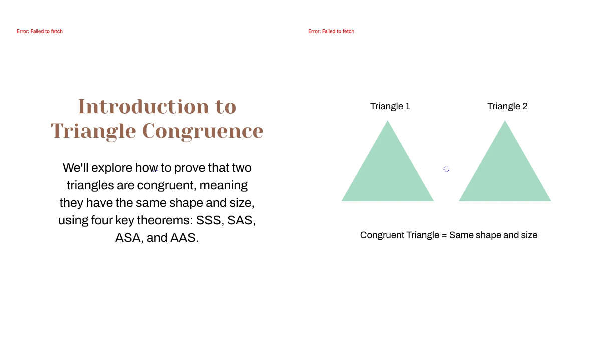 Free SSS, SAS, ASA and AAS Theorems Template to Edit Online