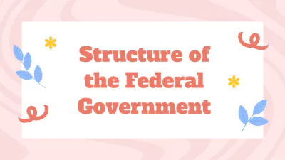 Free Structure of the Federal Government to Edit Online