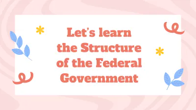 Free Structure of the Federal Government to Edit Online