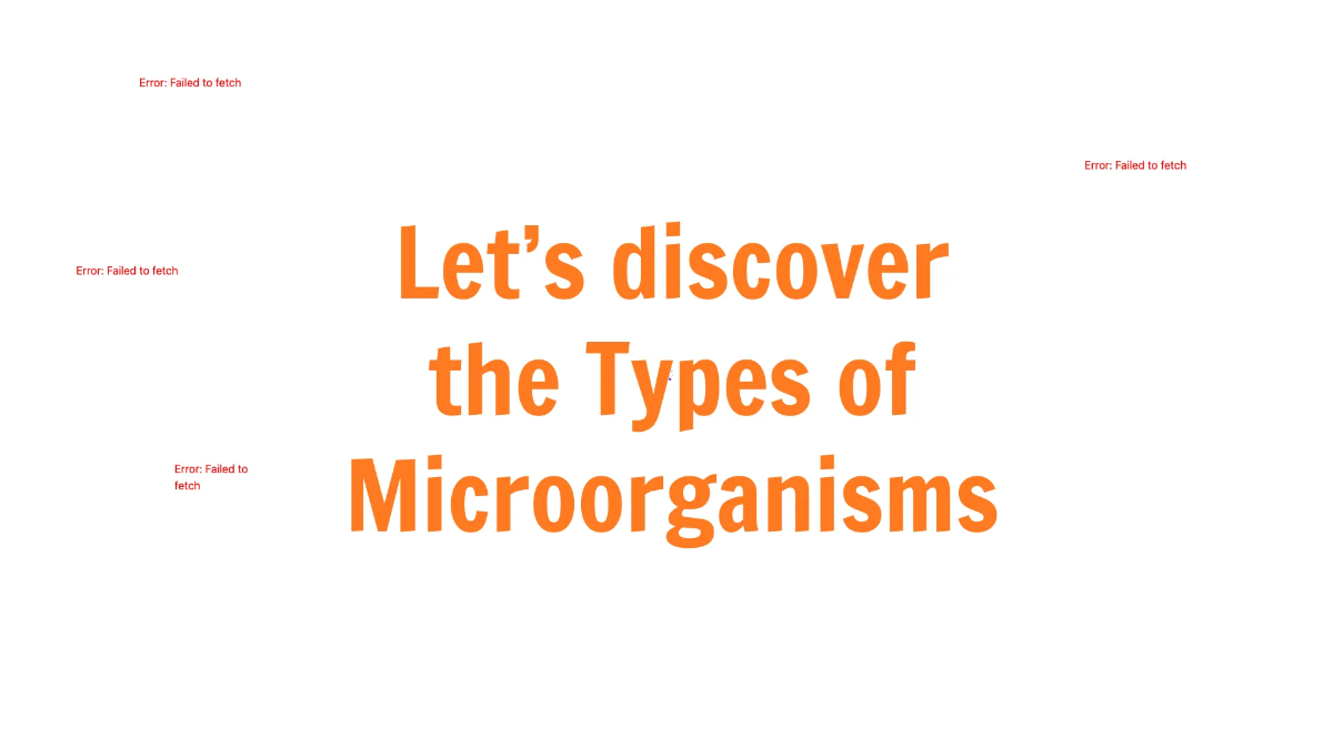 Free Types Of Microorganisms Template to Edit Online
