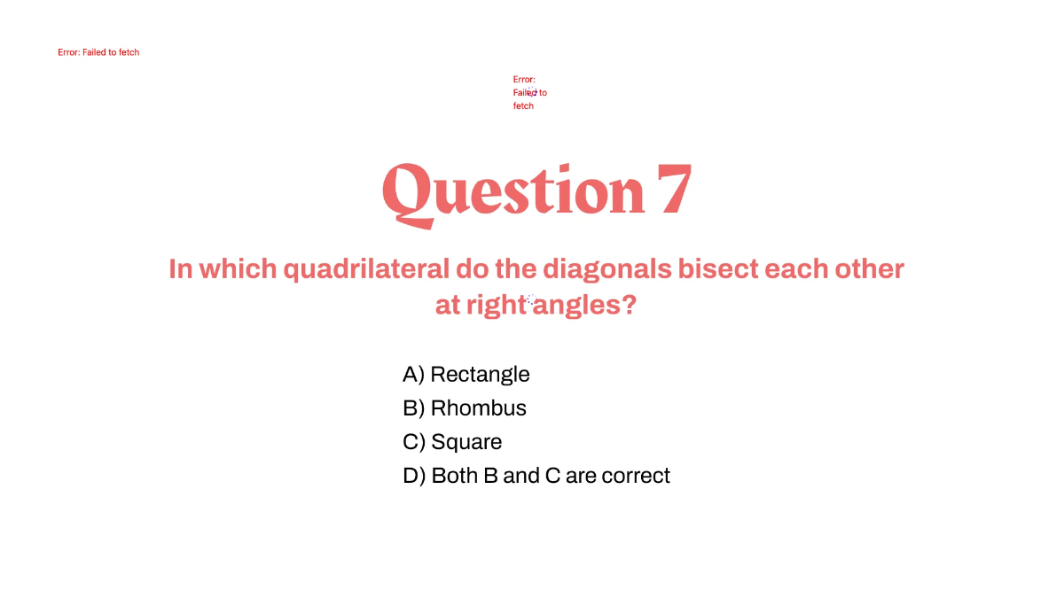 Free Classify Quadrilaterals Template to Edit Online
