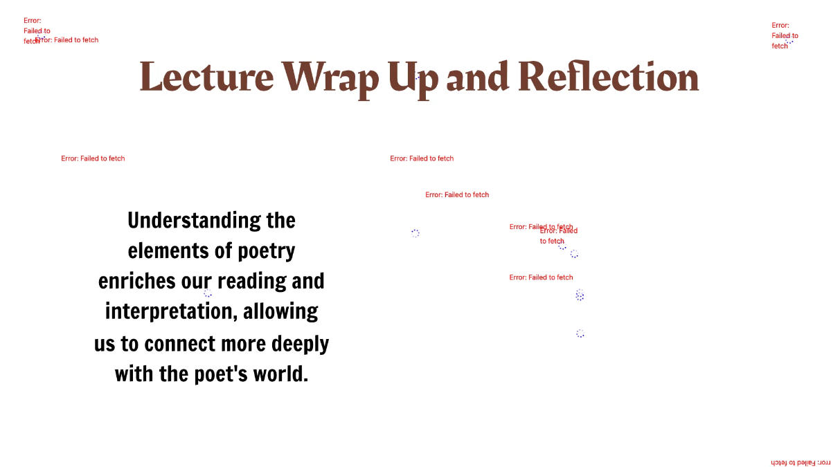 Free Identifying Elements of Poetry Template to Edit Online