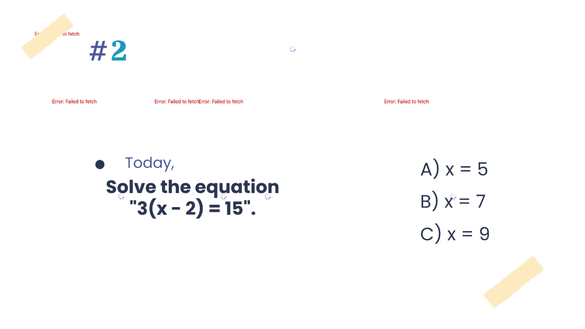 Free Solve Linear Equations Template to Edit Online