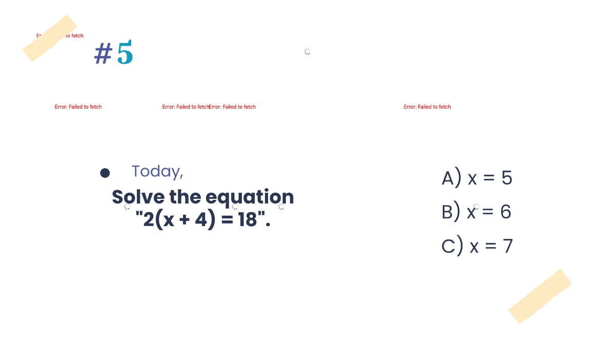 Free Solve Linear Equations Template to Edit Online