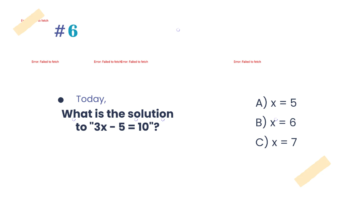 Free Solve Linear Equations Template to Edit Online