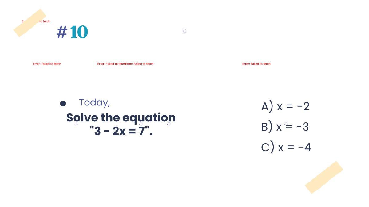 Free Solve Linear Equations Template to Edit Online
