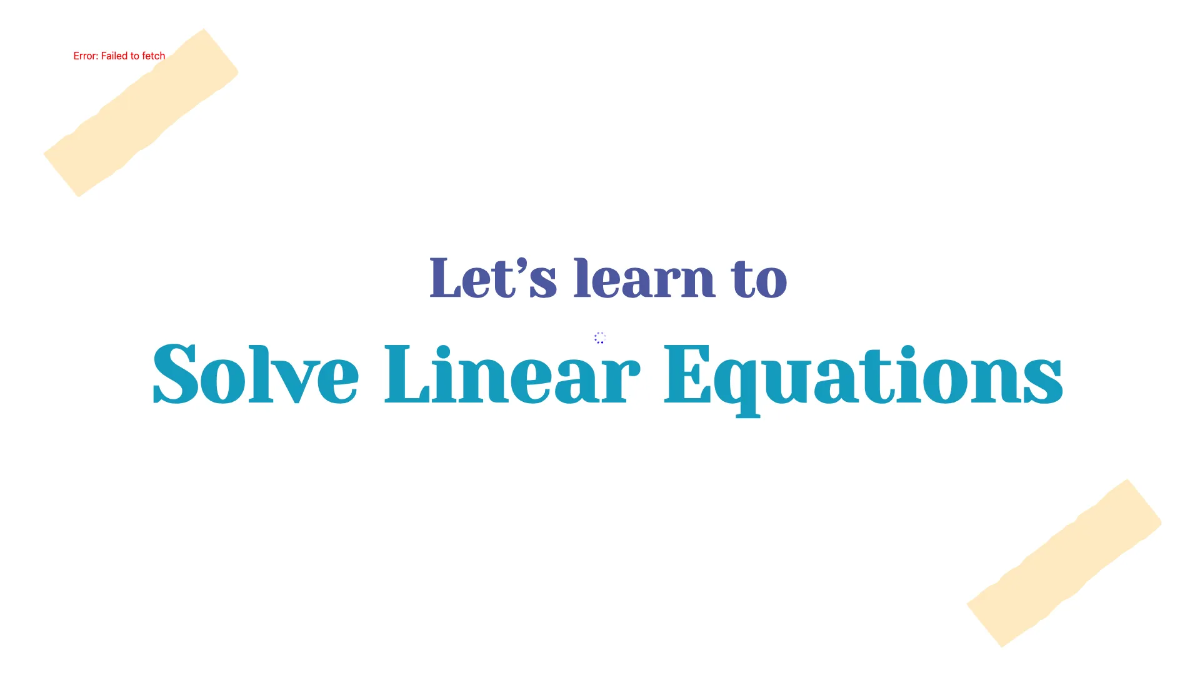 Free Solve Linear Equations Template to Edit Online