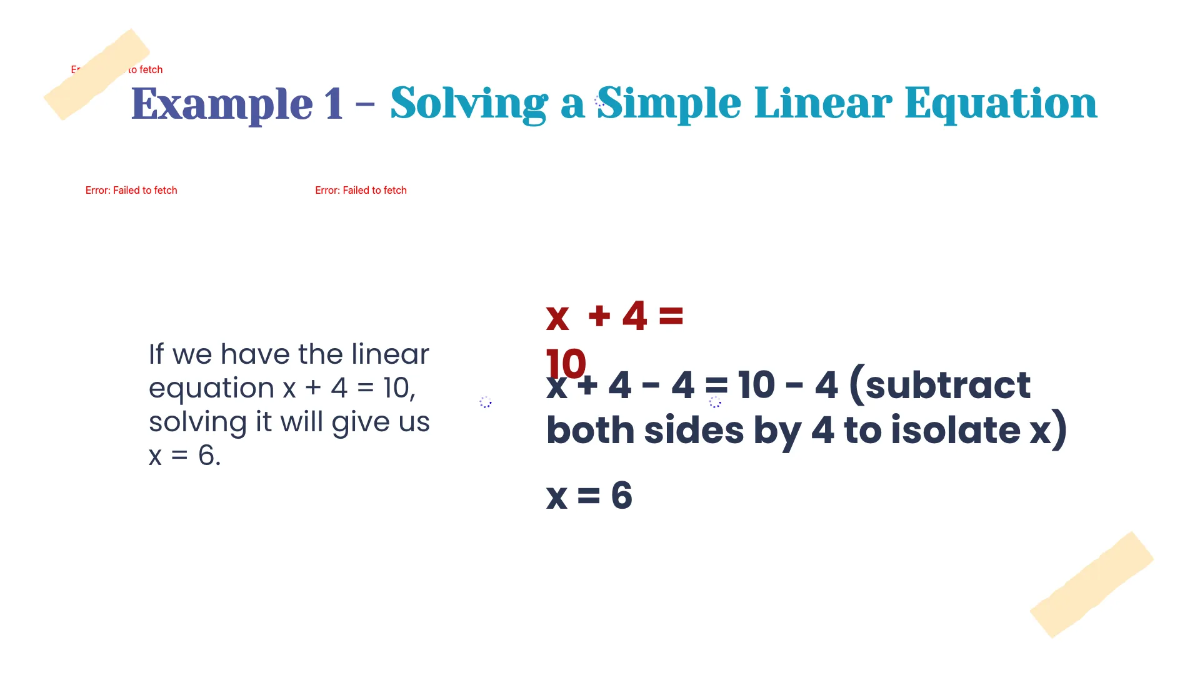 Free Solve Linear Equations Template to Edit Online
