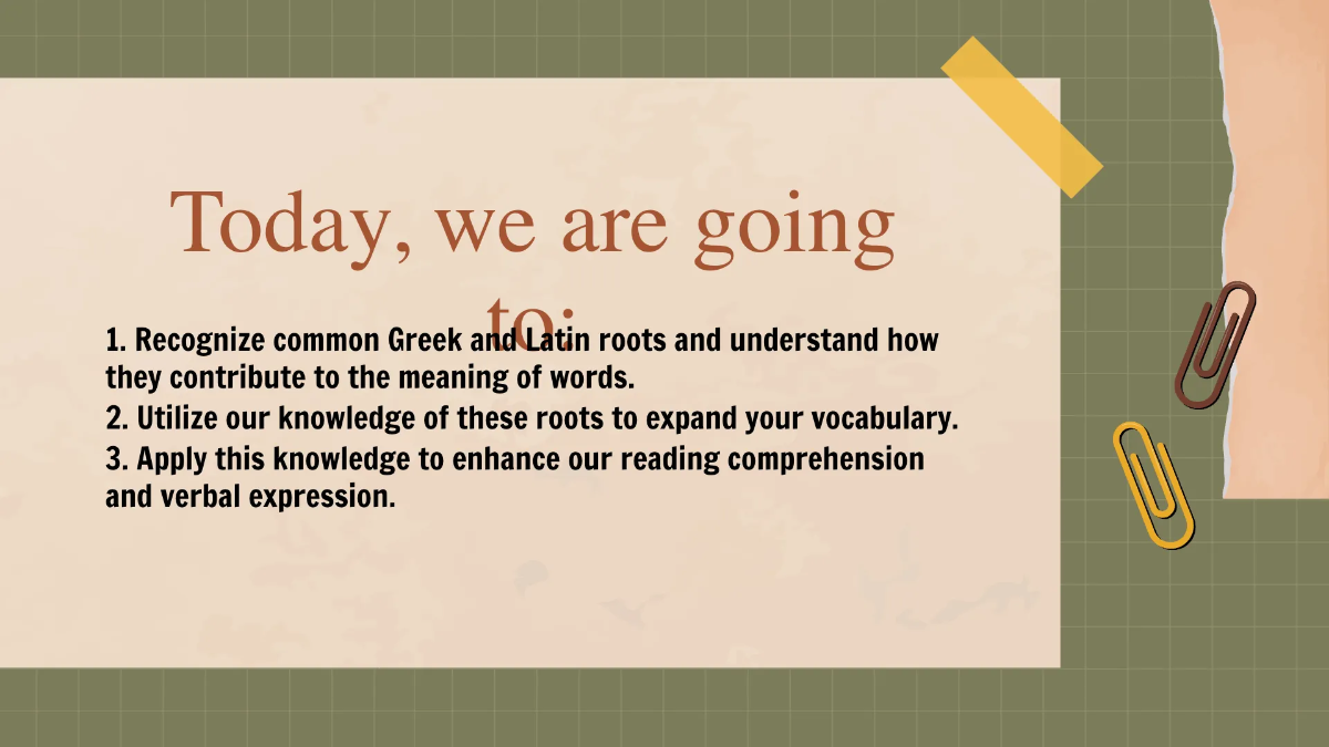Free Using Greek and Latin Roots As Clues Template to Edit Online