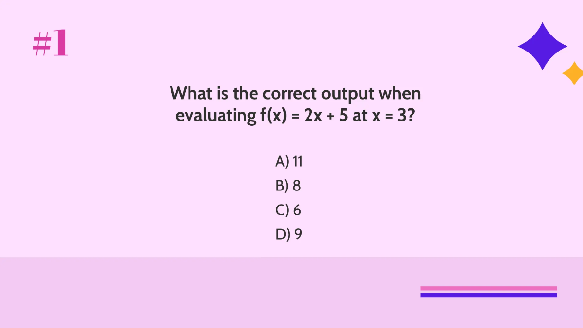 Free Identify And Evaluate Functions Template to Edit Online