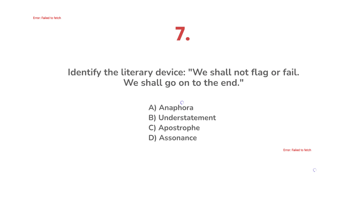 Free Anaphora, Antithesis, Apostrophe, Assonance, Chiasmus, and Understatement Template to Edit Online