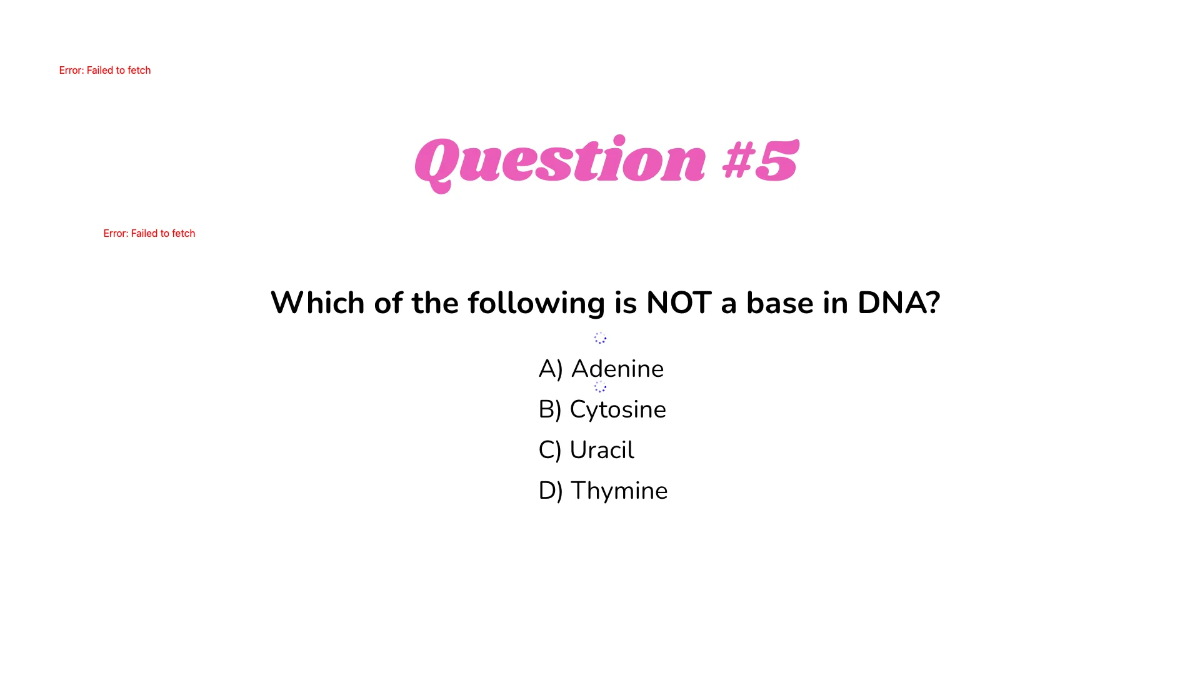 Free Dna-structure-and-function Template to Edit Online