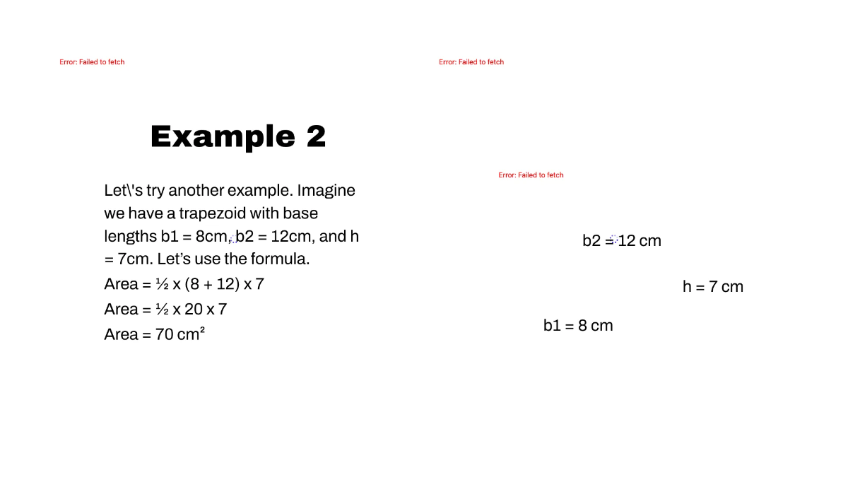 Free Area of Trapezoids Template to Edit Online